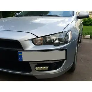 License Plate Holder (Plastic) Mitsubishi Lancer X 2008- photo 2