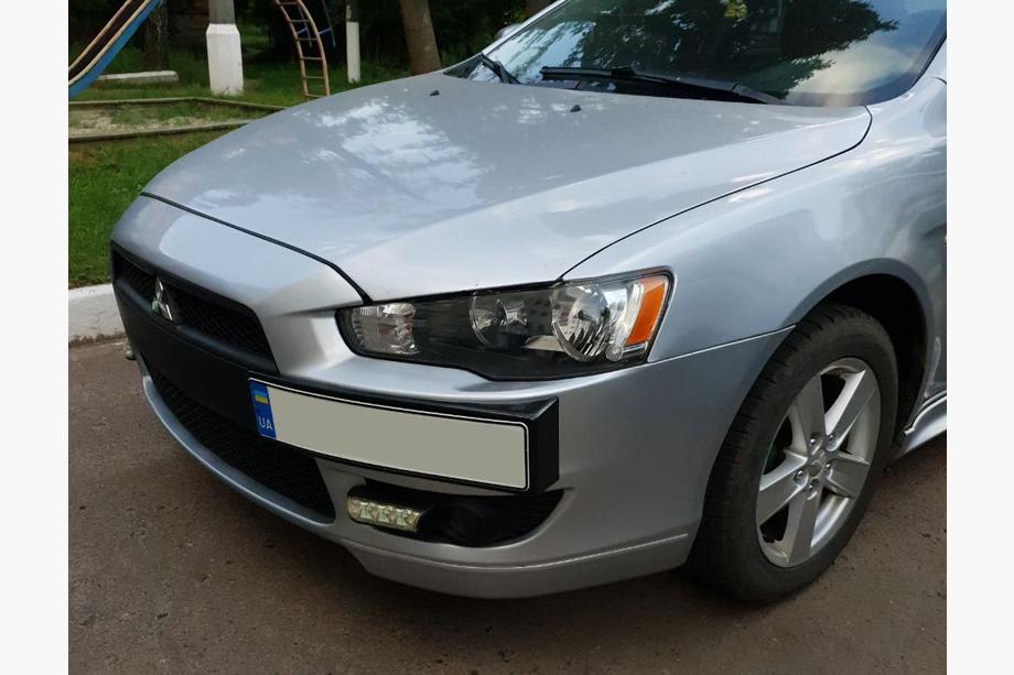 Mitsubishi Lancer X 2008- License Plate Holder (Plastic) Image