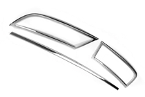 Skoda Superb 2015-2024 Rear Bumper End Trim OmsaLine (3 pcs, Stainless Steel) photo 3