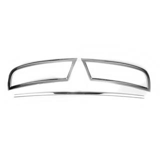 Rear Bumper End Trim OmsaLine (3 pcs, Stainless Steel) photo 2