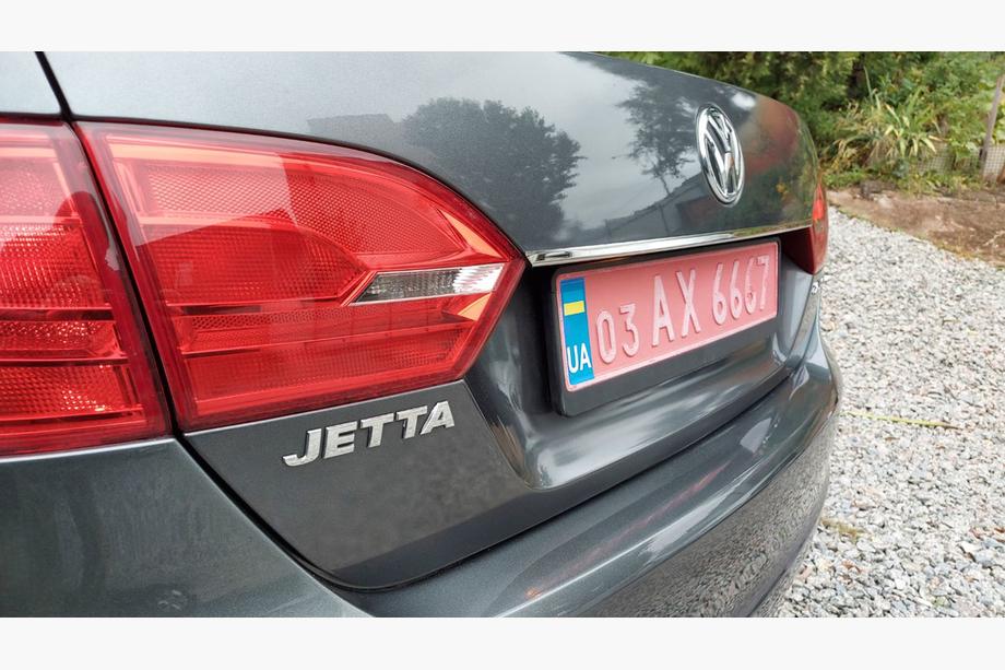 Volkswagen Jetta 2011-2018 Chrome trim above license plate OmsaLine (stainless steel) Image