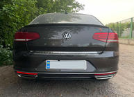 Volkswagen Passat B8 2015-2023 Trunk Trim SD Stainless Steel Carmos - Turkish Steel photo 2