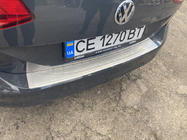 Volkswagen Passat B8 2015-2023 Rear Bumper Protector OmsaLine Stainless Steel photo 2