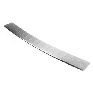 Rear bumper protector OmsaLine MAT (Sedan, stainless steel)