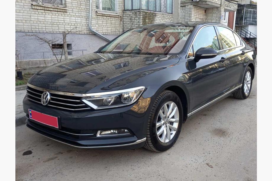 Volkswagen Passat B8 2015-2023 Stainless Steel Front Bumper Protectors (2015-2018, 3 pcs) Image