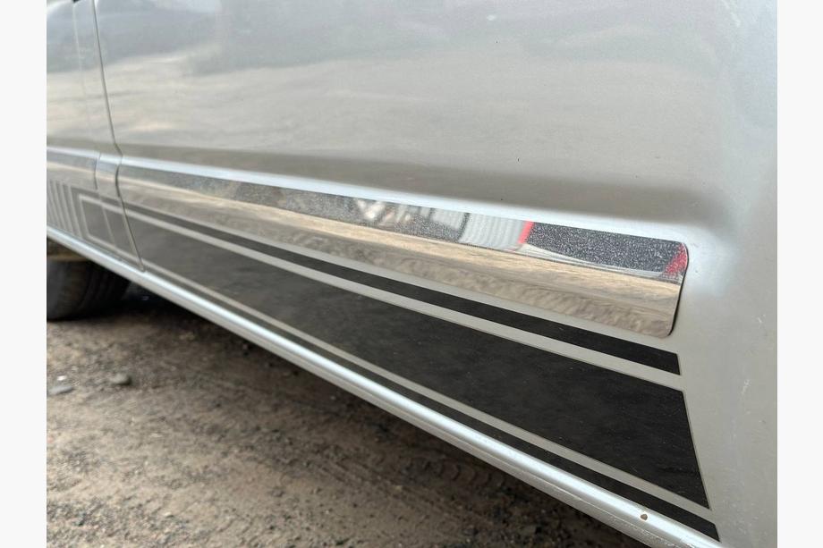 Volkswagen T6 2015-2024 Door Moldings Stainless Steel Chrome 1 Door, Long, Carmos - Turkish Steel Photo 9