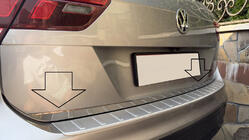 Volkswagen Tiguan 2016-2023 Trunk trim stainless steel Carmos - Turkish Stainless Steel photo 5