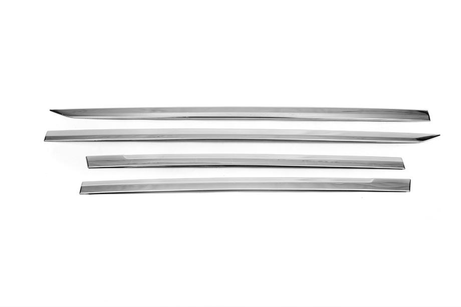 Volkswagen Tiguan 2016-2023 Door Mouldings OmsaLine (4 pcs, Stainless Steel) Image