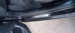 Citroen C-4 2010-2018 Door Sill Protectors Flexill (4pcs, Stainless Steel) photo 2