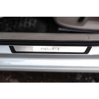 Door Sill Protectors Flexill Exclusive (4 pcs, Stainless Steel) Volkswagen Golf 7/E-Golf 2012-2020 photo 2