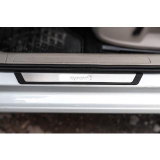 Door Sill Protectors Flexill Sport (4pcs, Stainless Steel) Volkswagen Golf 7/E-Golf 2012-2020 photo 2