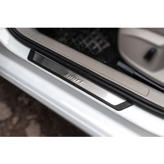 Door Sill Protectors Flexill Sport (4pcs, Stainless Steel) Volkswagen Golf 7/E-Golf 2012-2020 photo 1