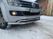 Volkswagen Amarok 2010-2022 Front Bar Double Vegas 2010-2016 Stainless Steel d70/42 mm photo 7