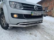 Volkswagen Amarok 2010-2022 Front Bar Double Vegas 2010-2016 Stainless Steel d70/42 mm photo 8