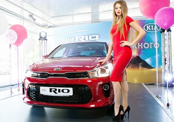In Kiev presented a new model Kia Rio