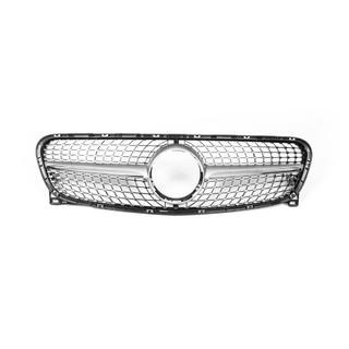Front Grille Diamond Silver (2014-2016) Mercedes GLA X156 2014-2019 photo 2