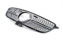 Mercedes GLE coupe C292 2015-2019 Tuning Front Grille (Diamond Silver) With camera mount photo 4