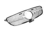 Mercedes GLE coupe C292 2015-2019 Tuning Front Grille (Diamond Silver) With camera mount photo 7