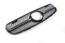 Mercedes GLC coupe C253 2016-2023 Front Grille Diamond Black (2015-2019) With camera mount photo 4