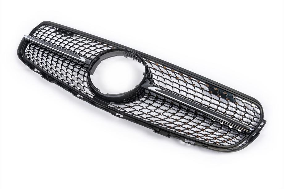 Mercedes GLC coupe C253 2016-2023 Front Grille Diamond Black (2015-2019) Photo 3