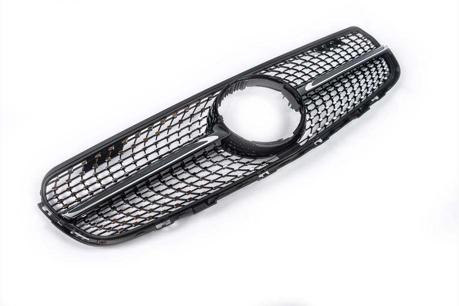 Mercedes GLC coupe C253 2016-2023 Front Grille Diamond Black (2015-2019) Photo 4