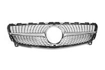 Mercedes A-class W176 2012-2018 Front Grille Diamond Silver (2015-2018) photo 4
