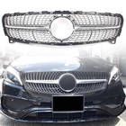 Mercedes A-class W176 2012-2018 Front Grille Diamond Silver (2015-2018) photo 1