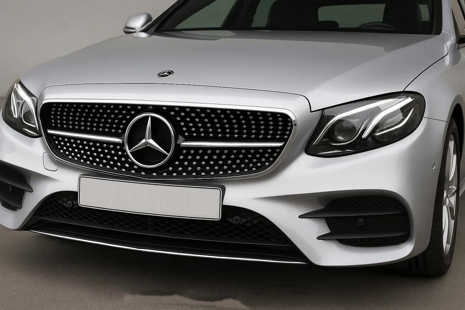 Mercedes E-сlass W213 2016-2023 Front Grille Diamond Black (for Avantgarde/AMG-Line/E43 AMG/E53 AMG 2016-2020) Image