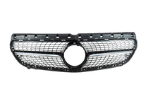 Mercedes B-class W246 2011-2018 Front Grille Diamond Black (2015-2018) photo 2