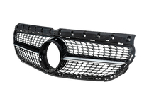 Mercedes B-class W246 2011-2018 Front Grille Diamond Black (2015-2018) photo 4