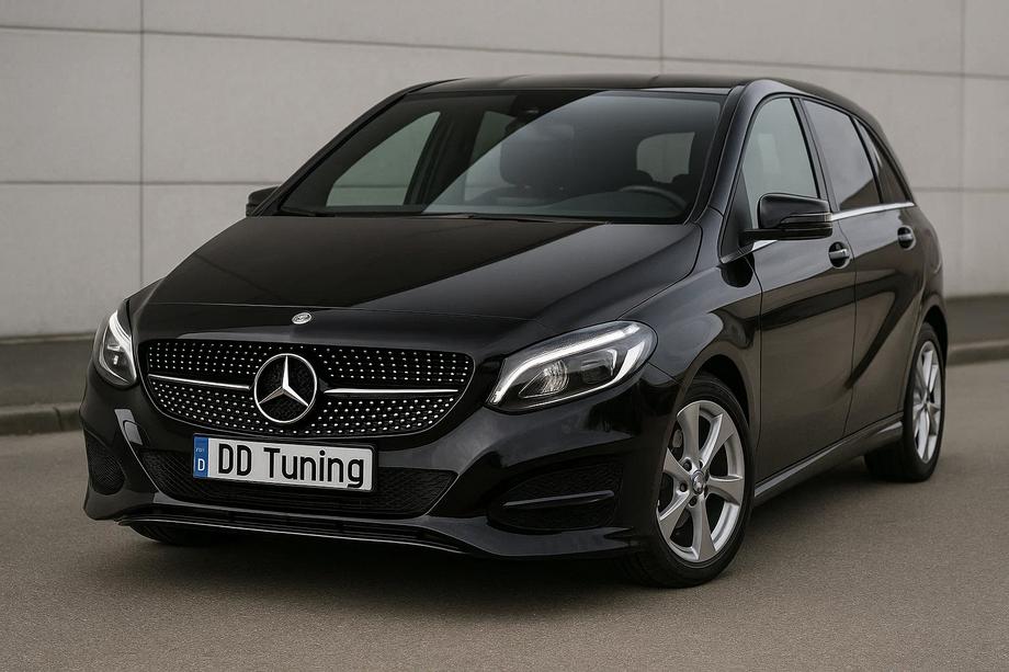 Mercedes B-class W246 2011-2018 Front Grille Diamond Black (2015-2018) Image