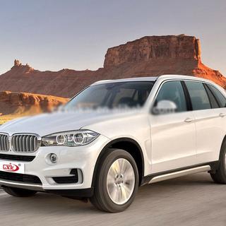 Integrated Chrome OEM Roof Rails (Aluminum, Adhesive Installation) BMW X5 F15 2013-2018 photo 1