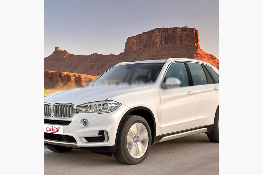 BMW X5 F15 2013-2018 Integrated Chrome OEM Roof Rails (Aluminum, Adhesive Installation) Image
