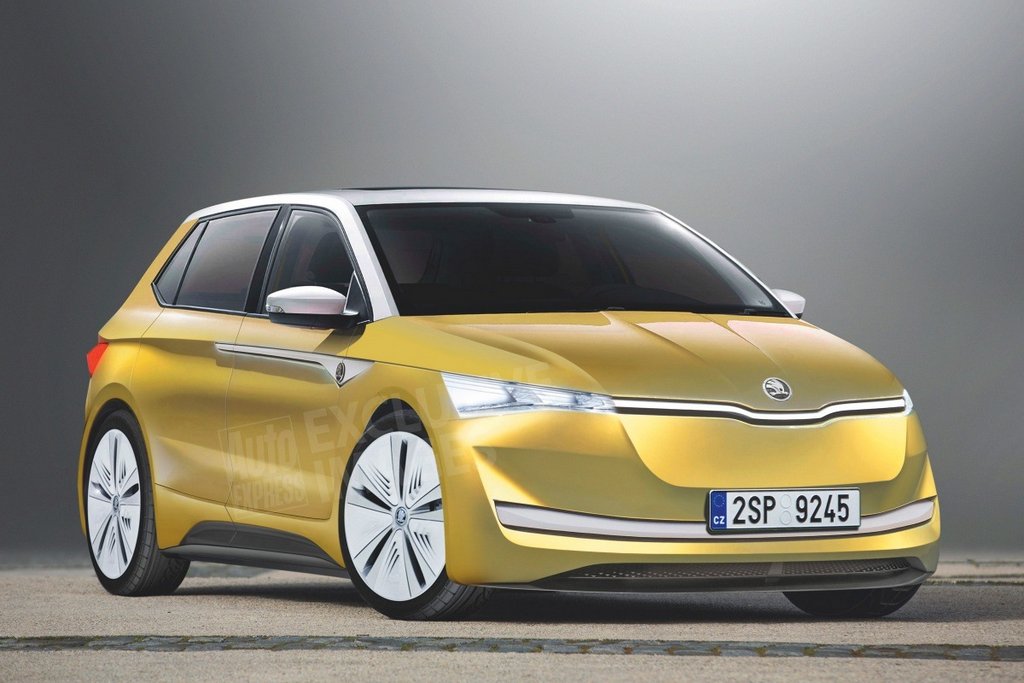 The famous Skoda Felicia appears as a electric car