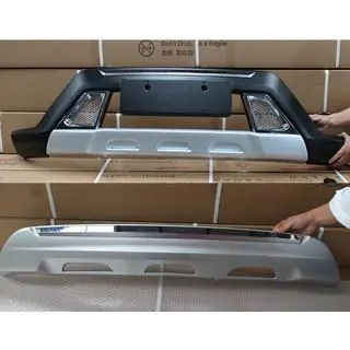 Front and Rear Bumper Extensions (2 pcs) Hyundai Creta 2014-2020 photo 3