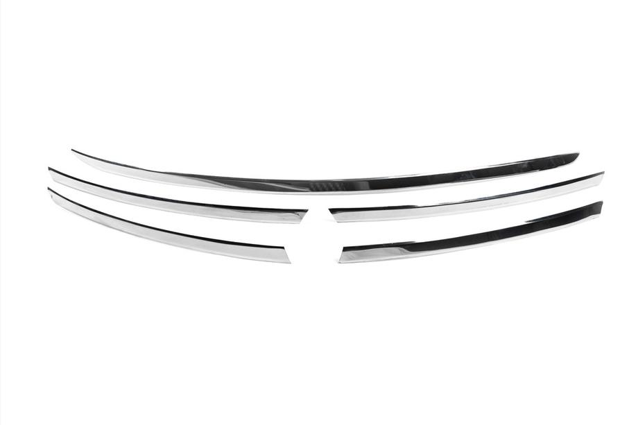 Mercedes ML W164 2005-2011 Chrome Grille Trim (5 pcs, Stainless Steel) OmsaLine - Italian Stainless Steel Photo 2