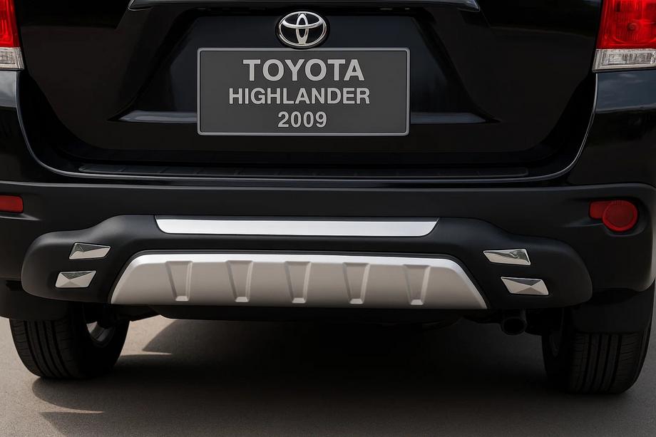 Toyota Highlander 2008-2013 Rear Bumper Extension (2008-2010) Image