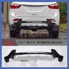 Isuzu MU-X 2013- Front and Rear Bumper Extensions (2 pcs) photo 2