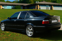BMW 3 Series E36 1990-2000 Chrome Pillar Covers (Stainless Steel) photo 1