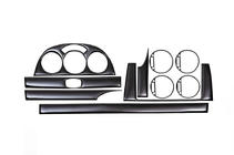 Chevrolet Lacetti 2003-2024 Dashboard Trim Covers HB/SW (Meric) Carbon photo 4