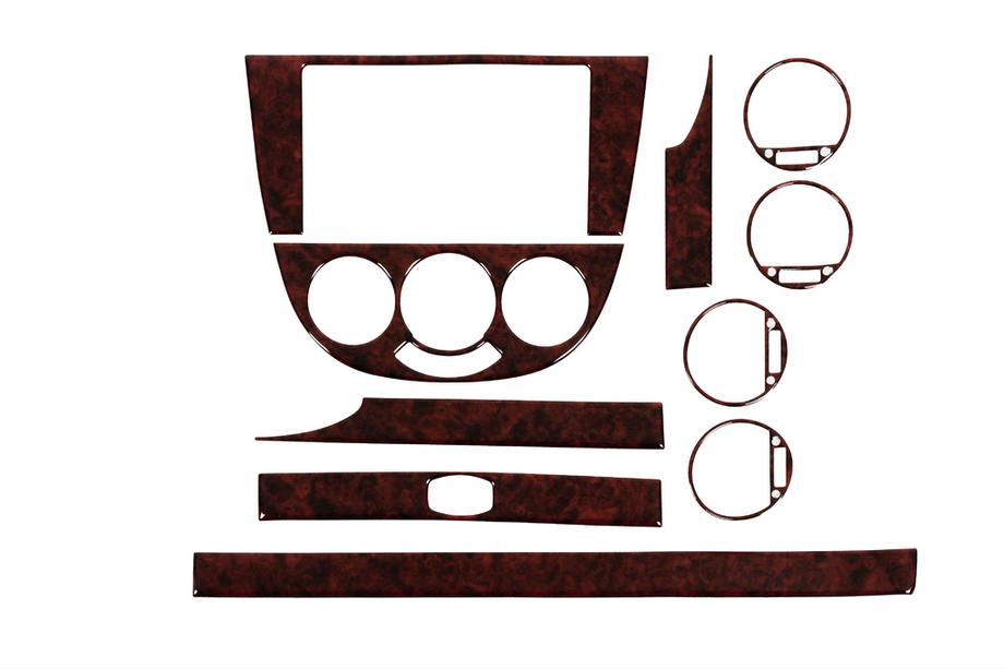 Chevrolet Lacetti 2003-2024 Dashboard Trim Covers HB/SW (Meric) Carbon Image