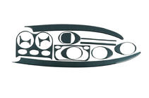 Daewoo Matiz 1998-2008 Dashboard Trim (1998-2005) Aluminum photo 1