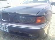 BMW 5 Series E39 1996-2003 Headlight eyebrows (2 pcs, black) photo 3