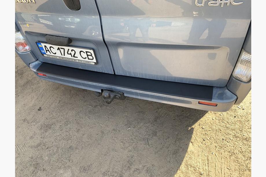 Opel Vivaro 2001–2015 Rear bumper protector DDU (ABS) Photo 11