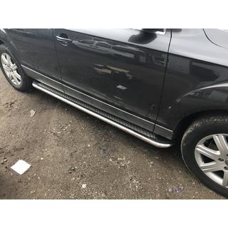 Side Steps Maydos V2 (2 pcs, Aluminum & Stainless Steel) Audi Q7 2005-2015 photo 2