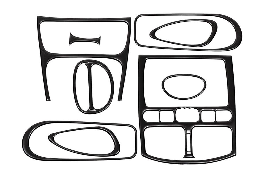 Hyundai Santa Fe 1 2000-2006 Dashboard Trim Covers Aluminum Image