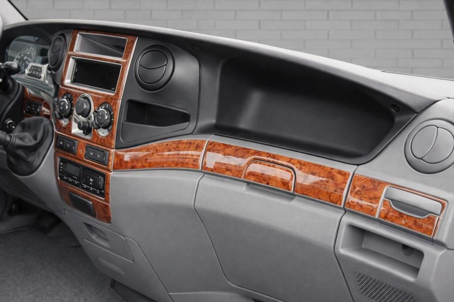 Iveco Daily 2006-2014 Dashboard Trim Covers Aluminum Image