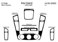 Kia Ceed 2007-2012 Dashboard Trim Covers (Meric) Aluminum photo 5
