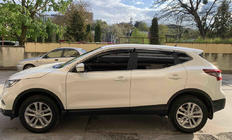 Nissan Qashqai 2014-2021 Window deflectors with chrome trim (Niken, 4 pcs) photo 3