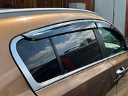 Kia Sportage 2015-2021 Window Deflectors with Chrome Trim (4 pcs, Niken) photo 10